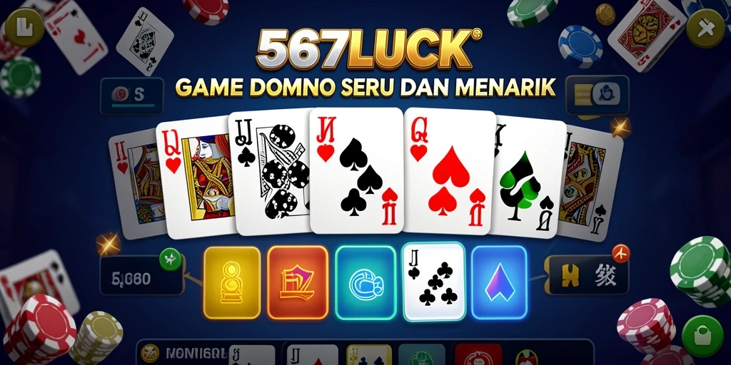 Tampilan gameplay utama 567LUCK yang menarik dan interaktif.