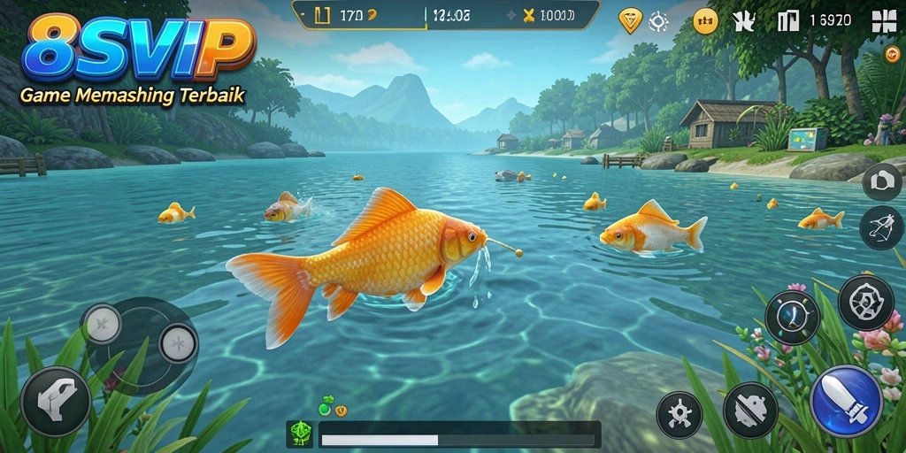Tampilan gameplay menarik dari 8SVIP dengan aksi memancing yang mendebarkan.