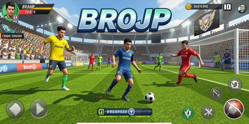 Tampilan gameplay BROJP yang menegangkan dan seru.