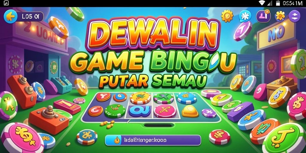 Tampilan gameplay seru DEWALIN dalam permainan Bingo.