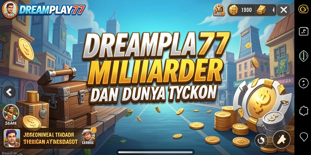 Tampilan gameplay <strong>DREAMPLAY77</strong> yang mendebarkan dan penuh strategi Tycoon.