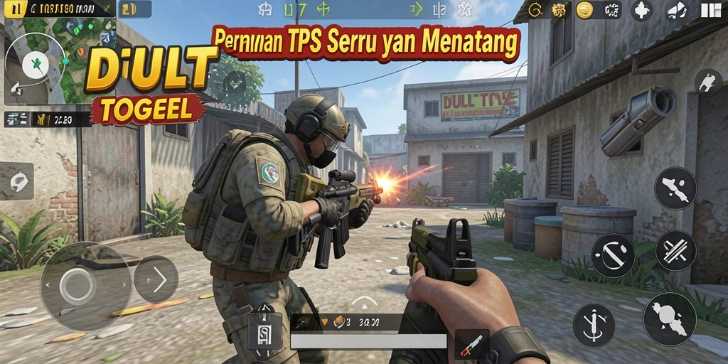 Tampilan gameplay seru DULTOGEL dengan aksi menegangkan.