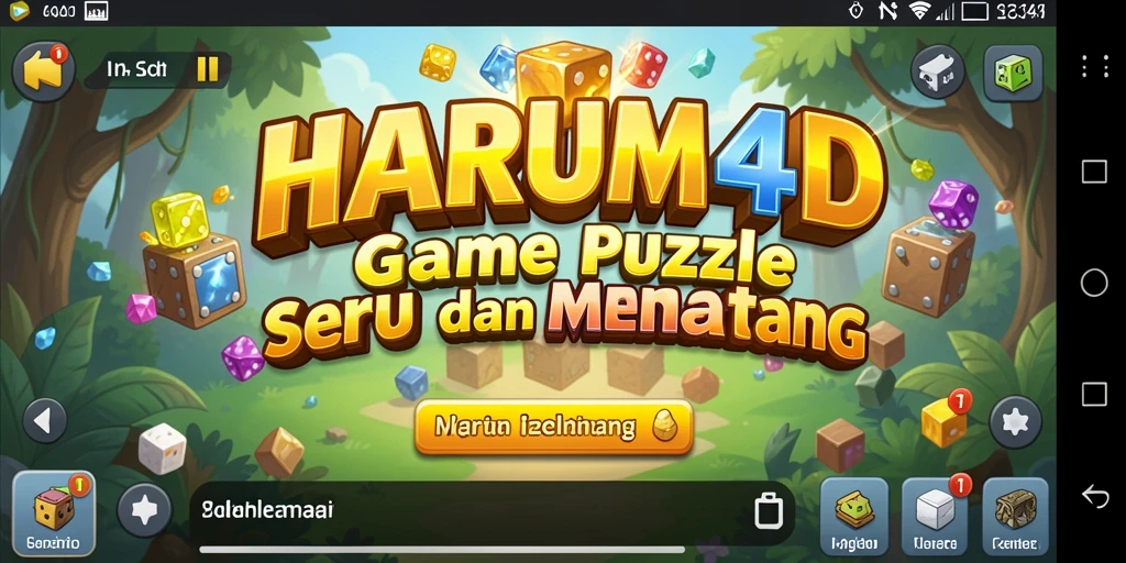 Screenshot HARUM4D menampilkan gameplay puzzle yang menantang dan menarik.