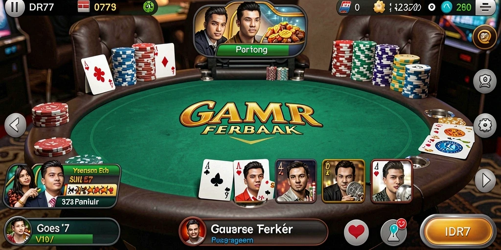 Tampilan gameplay seru IDR77 dengan pemain aktif.
