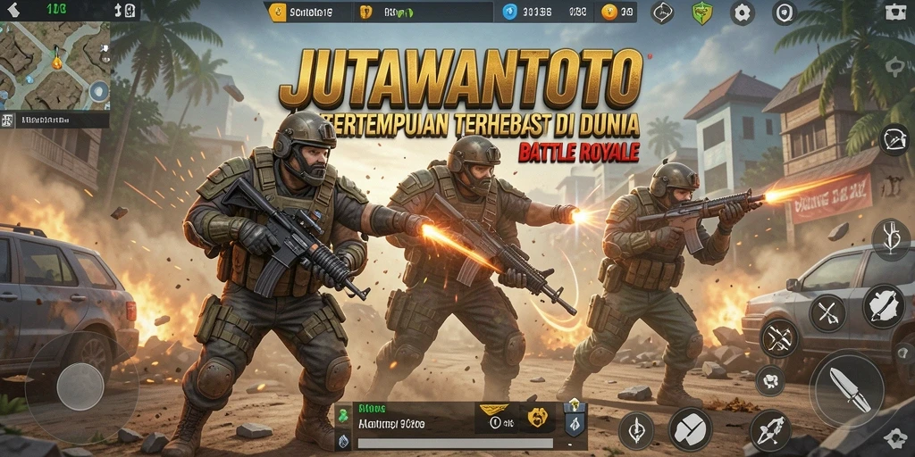 Tampilan gameplay JUTAWANTOTO yang menegangkan dan mendebarkan.