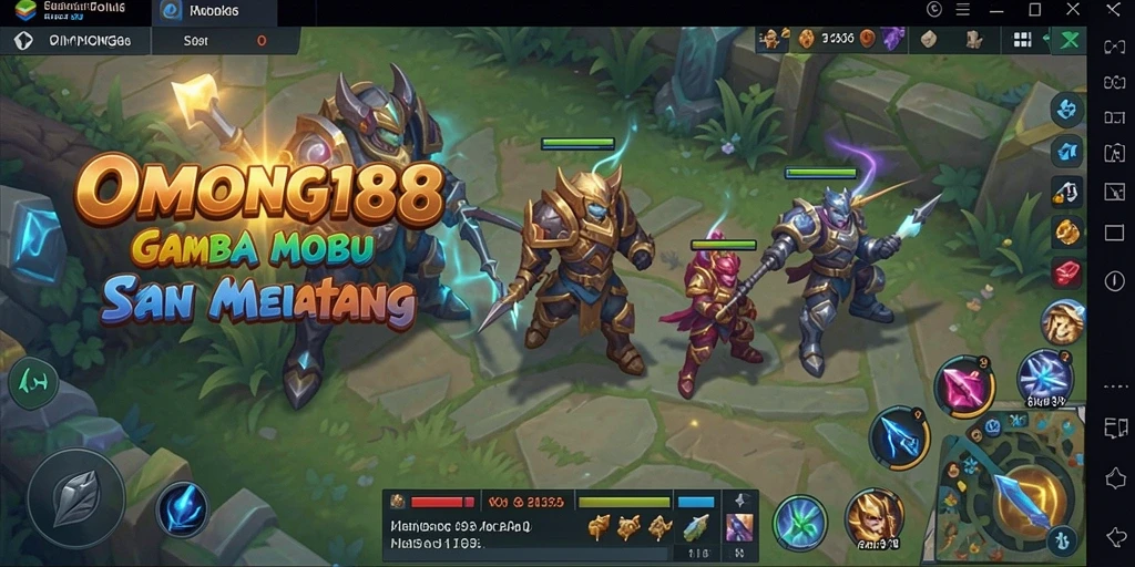 Tampilan gameplay OMPONG188 yang mendebarkan dan strategis.