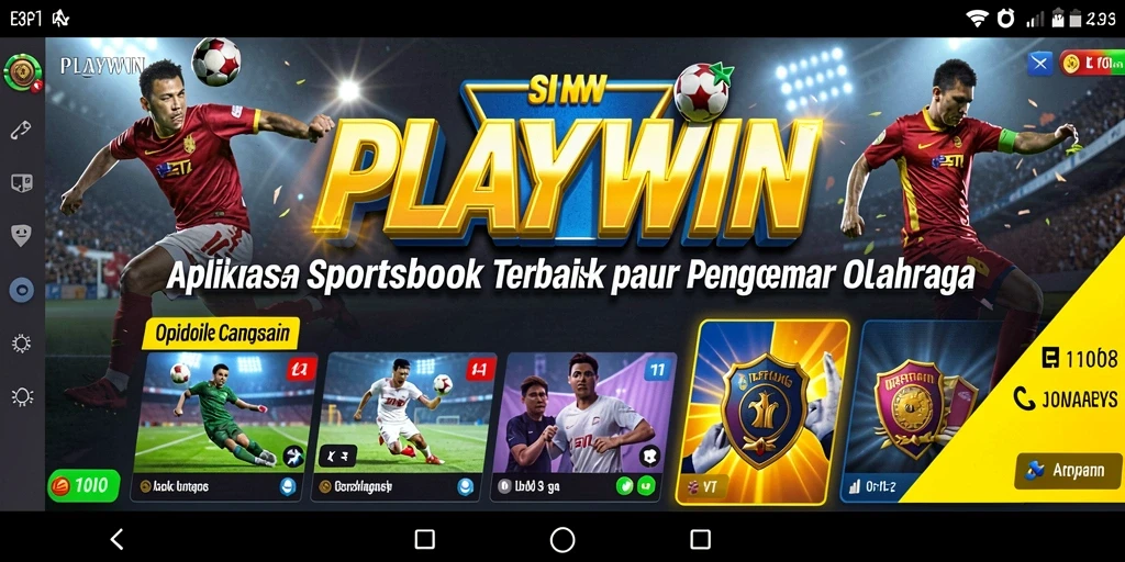 Tampilan screenshot utama PLAYWIN dengan pengalaman taruhan Sportsbook yang menarik.