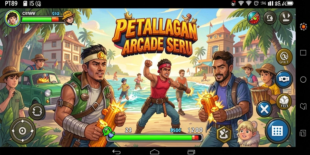 Tangkapan layar gameplay PT89 menampilkan aksi seru dan tantangan unik.