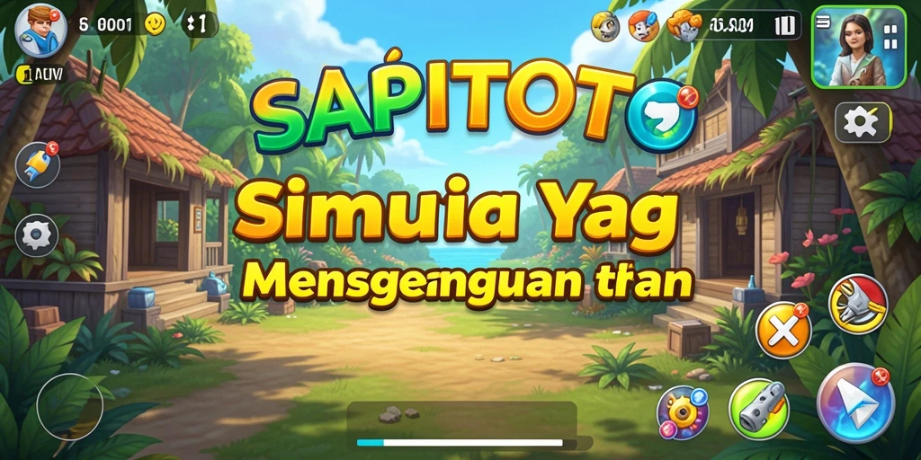 Tampilan menarik dari gameplay SAPITOTO yang seru dan interaktif.