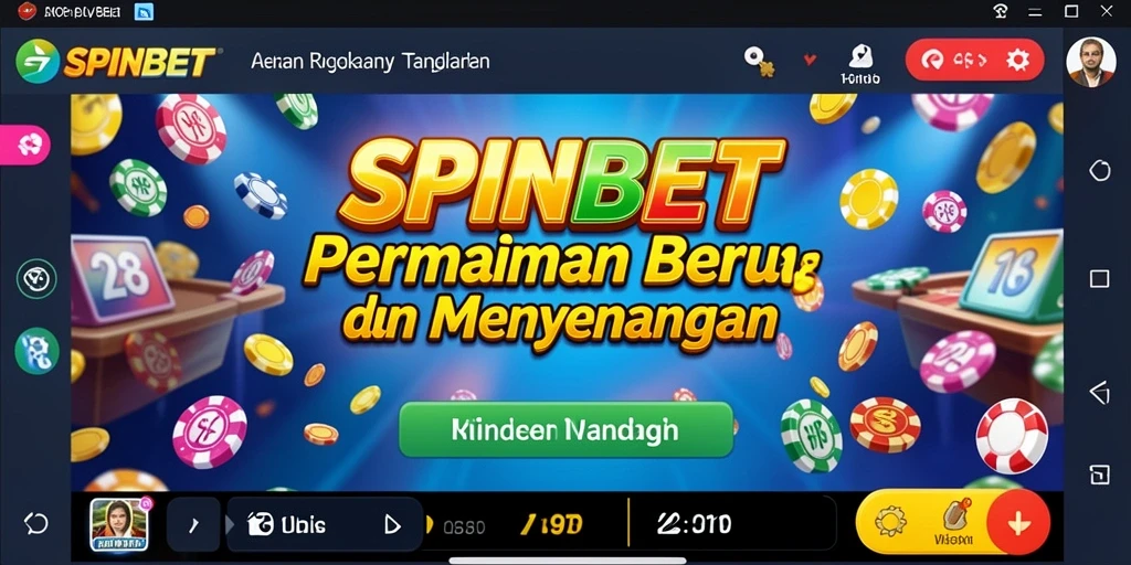 Tampilan menarik dari gameplay SPINBET Bingo yang seru.