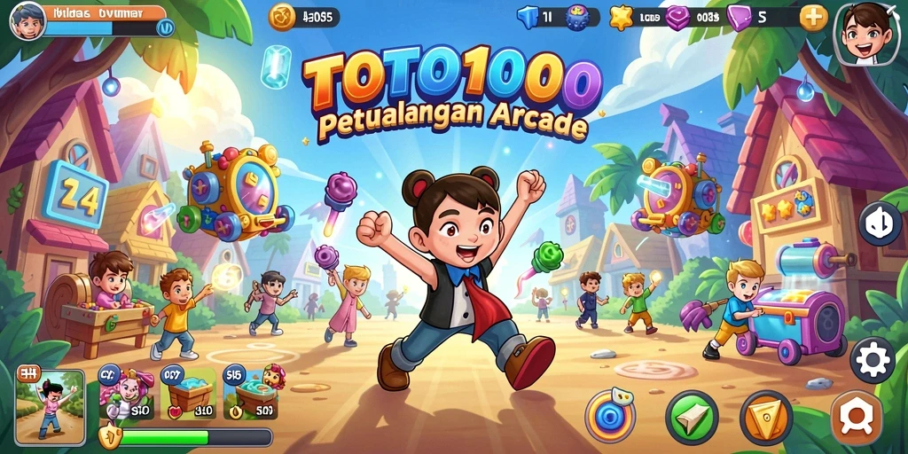 Tampilan karakter dan level menarik di TOTO1000.