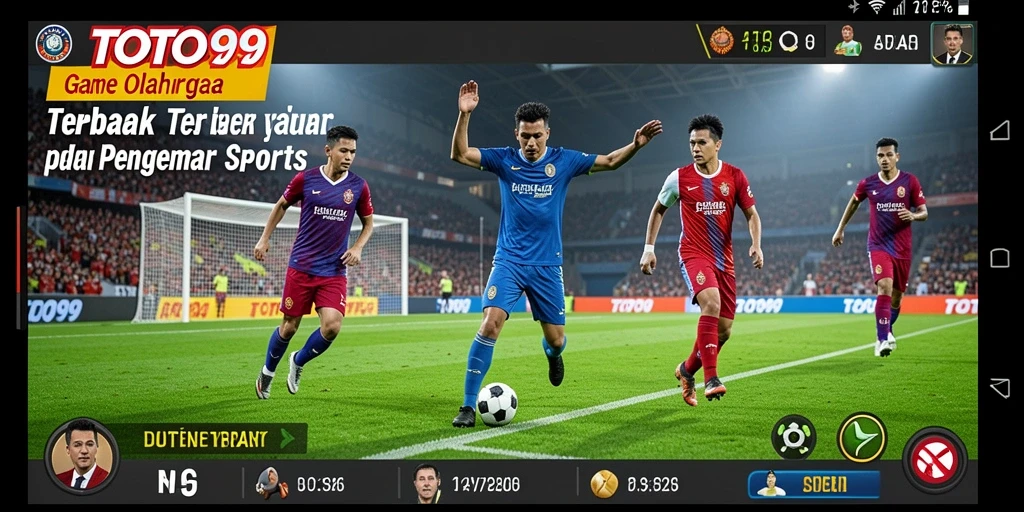 Screenshot gameplay TOTO99 menampilkan momen seru olahraga.