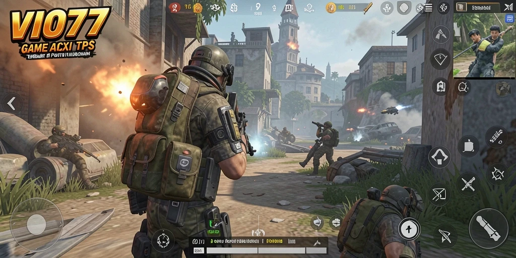 Tampilan gameplay VIO77 yang menegangkan dan penuh aksi.