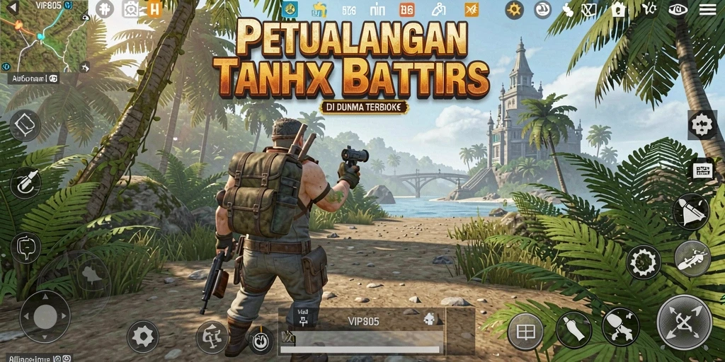 Screenshot gameplay VIP805 menampilkan petualangan di dunia terbuka yang menakjubkan.