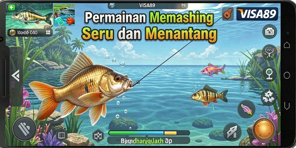Gameplay menarik dengan grafis memukau dalam permainan Fishing.