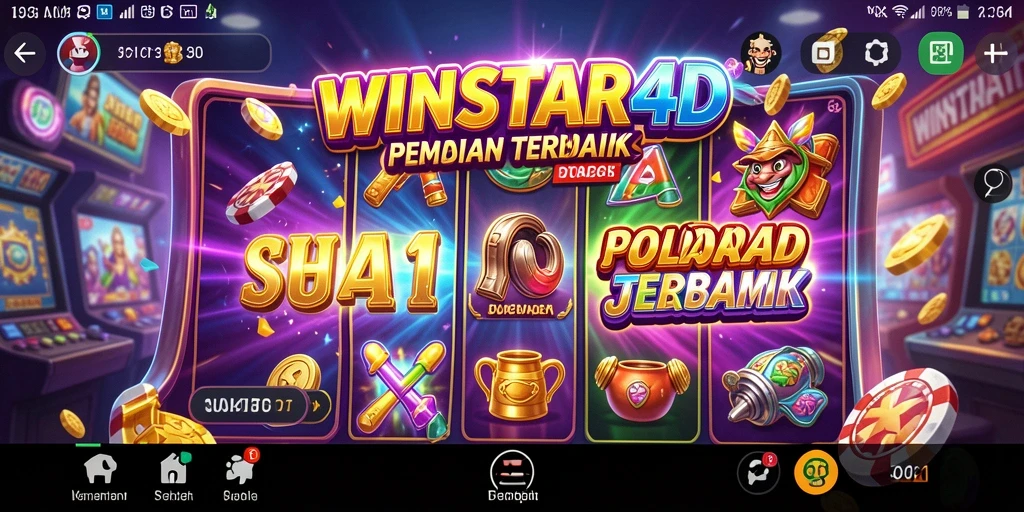 Tampilan menarik dari gameplay Slot di WINSTAR4D.