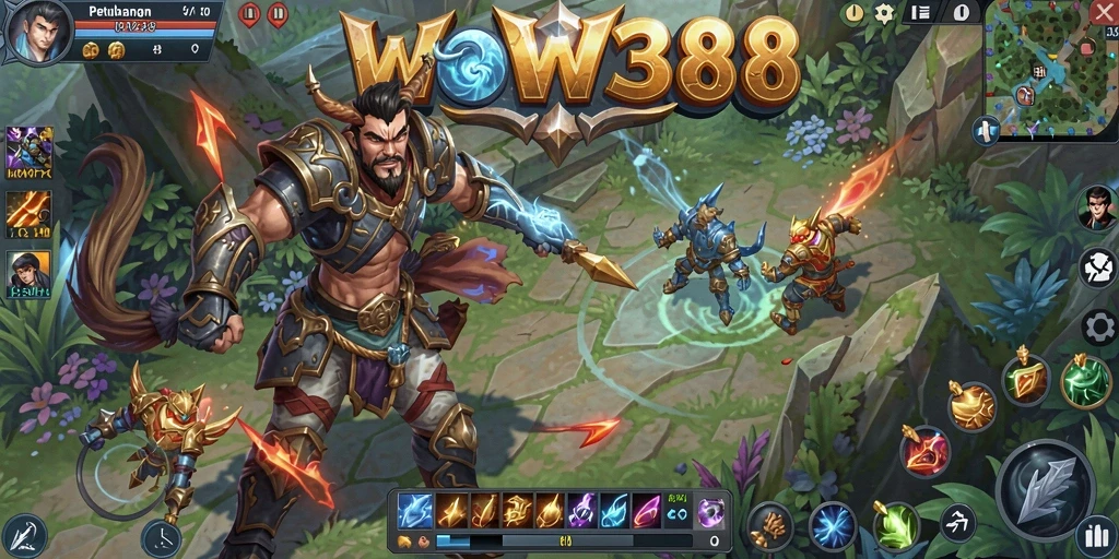 Screenshot gameplay seru dari <strong>WOW388</strong> yang menampilkan aksi dalam dunia MMORPG.