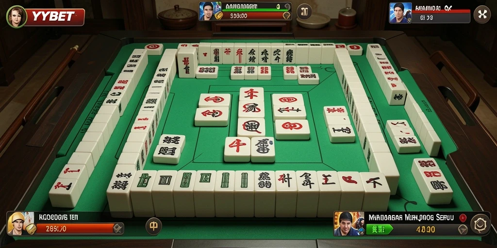 Tampilan gameplay Mahjong yang menakjubkan di YYBET.